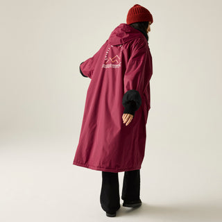 Adult's Waterproof Changing Robe | Dark Maroon