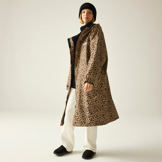 Adult's Waterproof Changing Robe | Abstract Leopard Print