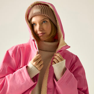 Adult's Waterproof Changing Robe | Pink Lemonade