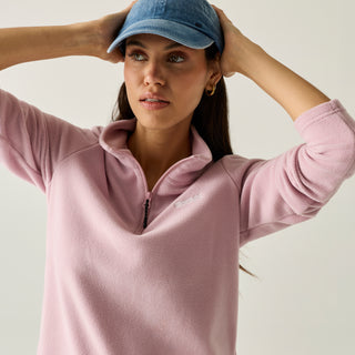 Women's Sweethart Lightweight Half-Zip Fleece | Powered Lilac