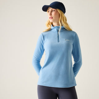 Women's Sweethart Lightweight Half-Zip Fleece | Washed Denim