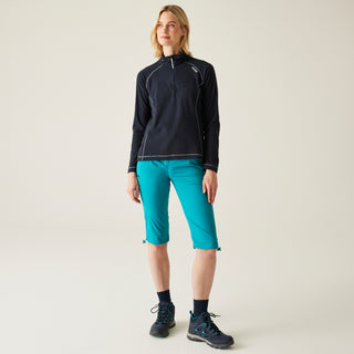 Women's Montes Lightweight Half-Zip Fleece | Navy Black