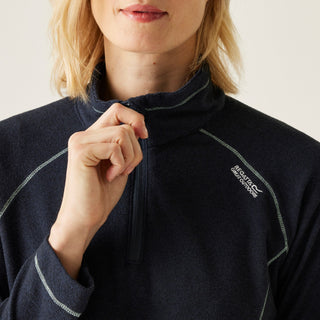 Women's Montes Lightweight Half-Zip Fleece | Navy Black