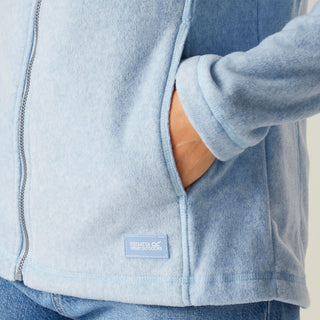 Women's Mayse Full Zip Fleece | Chambray Blue Marl