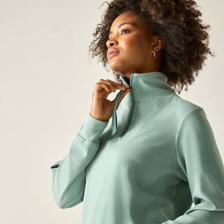 Women's Demmi Half Zip Fleece | Ivy Moss Green