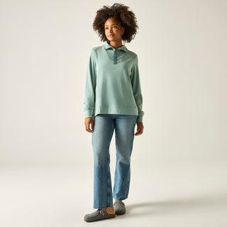 Women's Demmi Half Zip Fleece | Ivy Moss Green