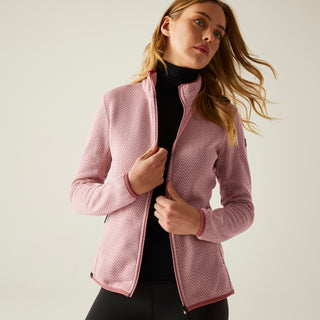 Women's Elzie Full Zip Fleece | Dusty Pink