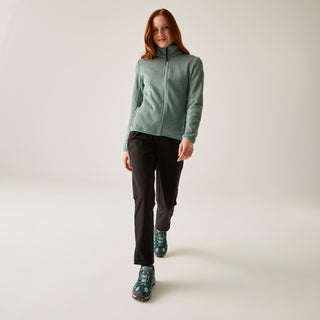 Women's Elzie Full Zip Fleece | Green Haze