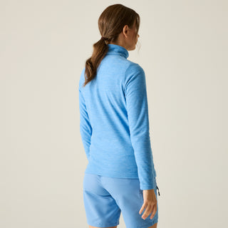 Women's Sweethart Marl Half Zip Fleece  | Washed Denim