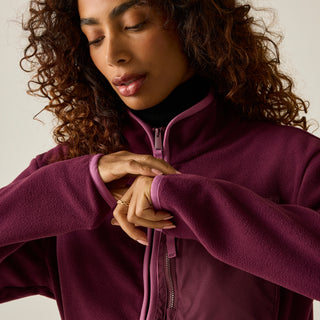 Frankie Full Zip Fleece | Fig Violet