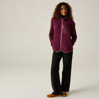 Frankie Full Zip Fleece | Fig Violet