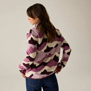Frankie Full Zip Fleece | Abstract Mountainscape