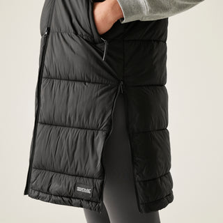 Women's Ganella Quilted Longline Gilet | Black