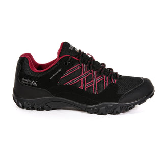 Women's Edgepoint III Waterproof Low Walking Shoes Black Beaujolais