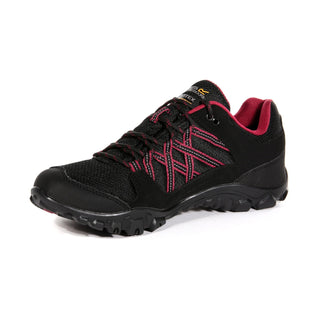 Women's Edgepoint III Waterproof Low Walking Shoes Black Beaujolais