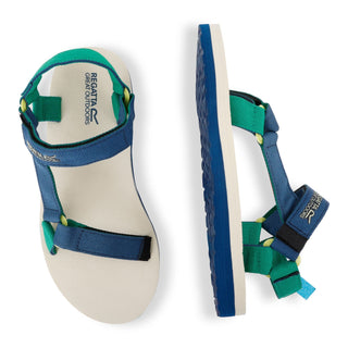 Lady Vendeavour Sandal | Blue Green