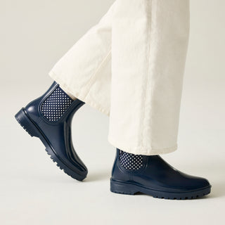 Lady Harriett II Ankle Wellies | Navy Blue