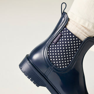 Lady Harriett II Ankle Wellies | Navy Blue