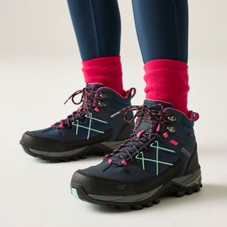 Women's Samaris III Walking Boots | Navy Pink Aqua
