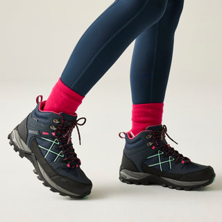 Women's Samaris III Walking Boots | Navy Pink Aqua