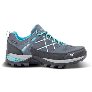 Women's Samaris III Low Walking Shoes | Seal Grey Turquoise