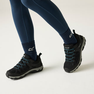 Women's Edgepoint IV Low Walking Shoes | Black Stormy Blue