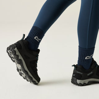 Women's Edgepoint IV Low Walking Shoes | Black Stormy Blue