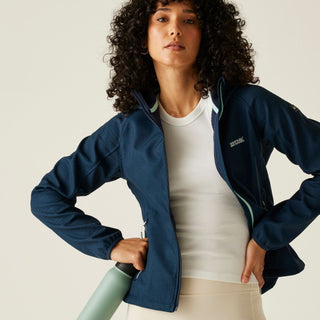 Women's Arec III Softshell Jacket | Navy Marl Icy Morn