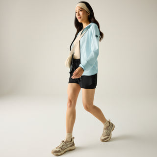 Women's Ferna Stretch Hooded Midlayer | Ocean Mist Blue