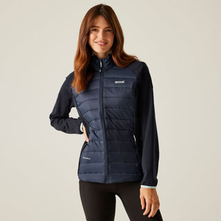 Women's Clumber V Hybrid Jacket | Navy Icy Morn