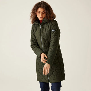 Women's Fritha III Insulated Parka Jacket Dark Khaki