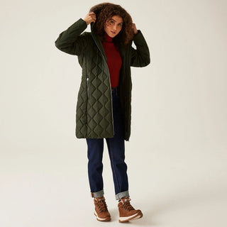 Women's Fritha III Insulated Parka Jacket Dark Khaki