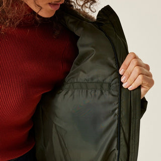 Women's Fritha III Insulated Parka Jacket Dark Khaki