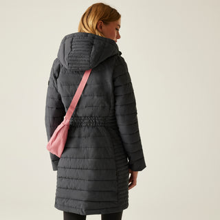 Women's Andria Padded Jacket | Seal Grey Dusty Rose