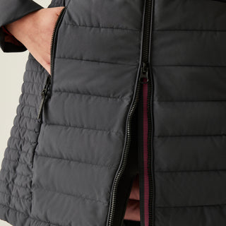 Women's Andria Padded Jacket | Seal Grey Dusty Rose