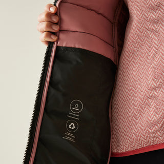 Women's Andria Padded Jacket | Seal Grey Dusty Rose