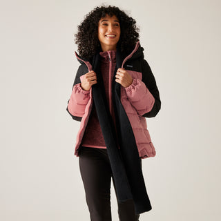Women's Aldthorn Padded Jacket | Dusty Rose Black