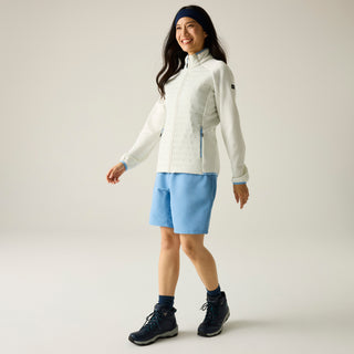 Women's Clumber Hybrid Jacket | Barely White Washed Denim