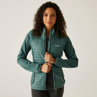 Women's Clumber Hybrid Jacket | Spruce Green