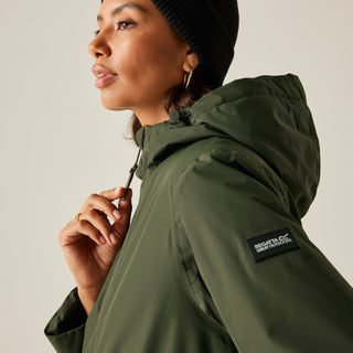 Women's Melane Waterproof Insulated Jacket | Khaki Green