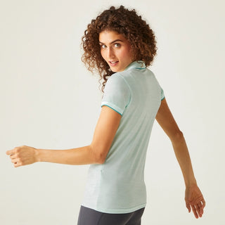 Women's Remex II Active Polo Shirt Bleached Aqua