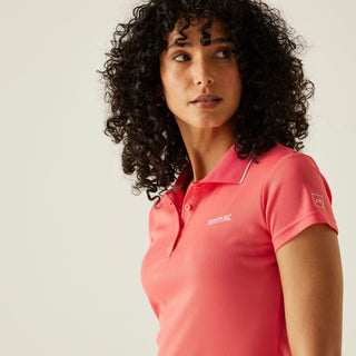 Women's Maverick V Active Polo Shirt | Peach Bloom