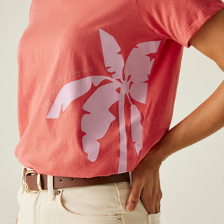 Women's Filandra VX T-Shirt | Peach Bloom Tropics