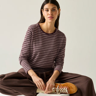 Federica T-Shirt | Fig Powder Lilac Light Vanilla