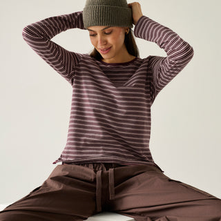 Federica T-Shirt | Fig Powder Lilac Light Vanilla