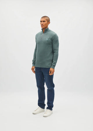 Twain Half Zip | Green Meadow