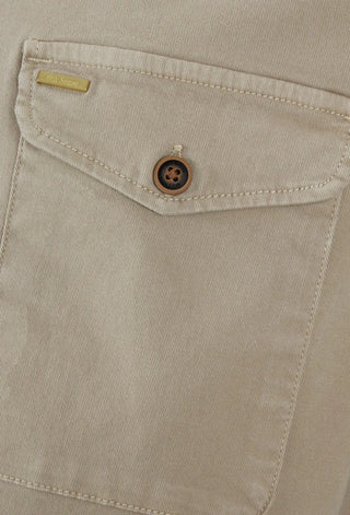 Twill Over Shirt | Dark Khaki