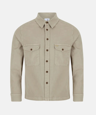 Twill Over Shirt | Dark Khaki
