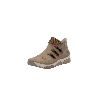 Ankle Boot | Beige Leopard