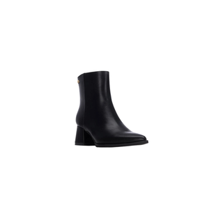 Microfibre Ankle Boot | Maroon